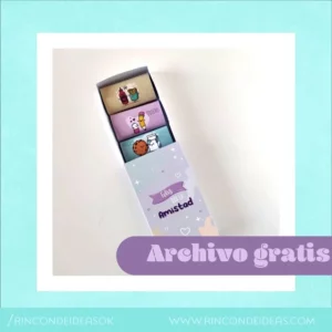 Caja con Chocolates para el Día del Amigo