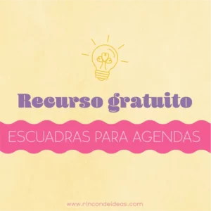 Escuadra para agendas