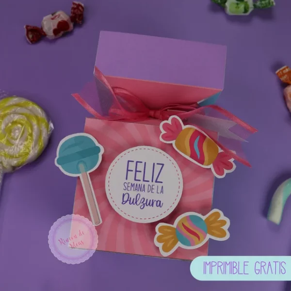 Imprimible Semana de la Dulzura gratis | Para imprimir en A4