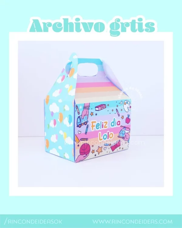 Valija explosiva para el día del niño