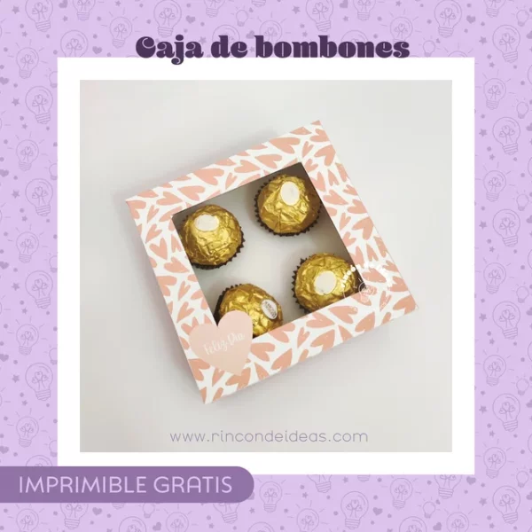 Caja para bombones