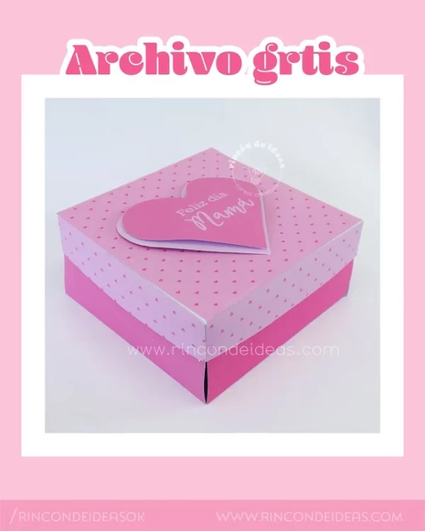 Caja explosiva Día de la Madre gratis | PDF A4