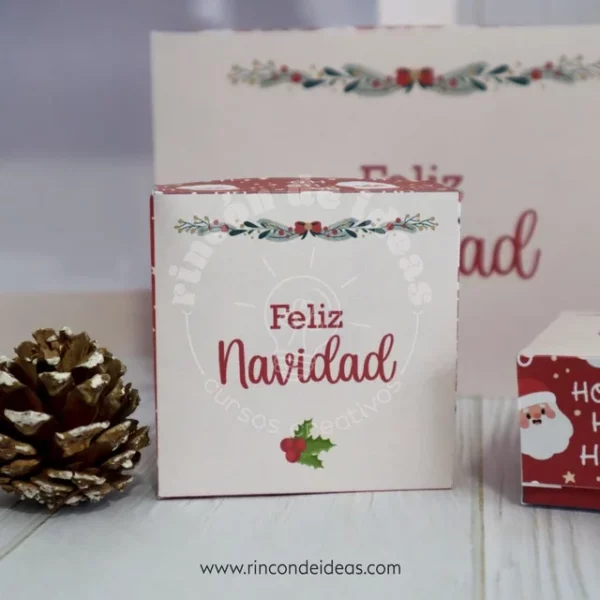 Set de cajas navideñas rojas — foto 1