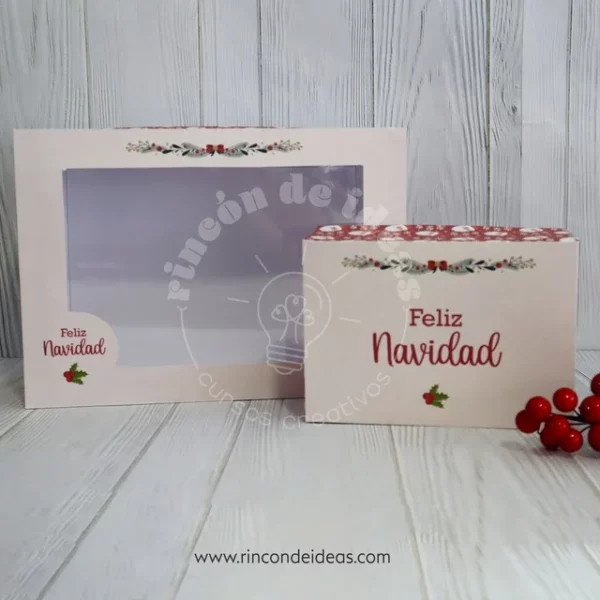 Set de cajas navideñas rojas — foto 2