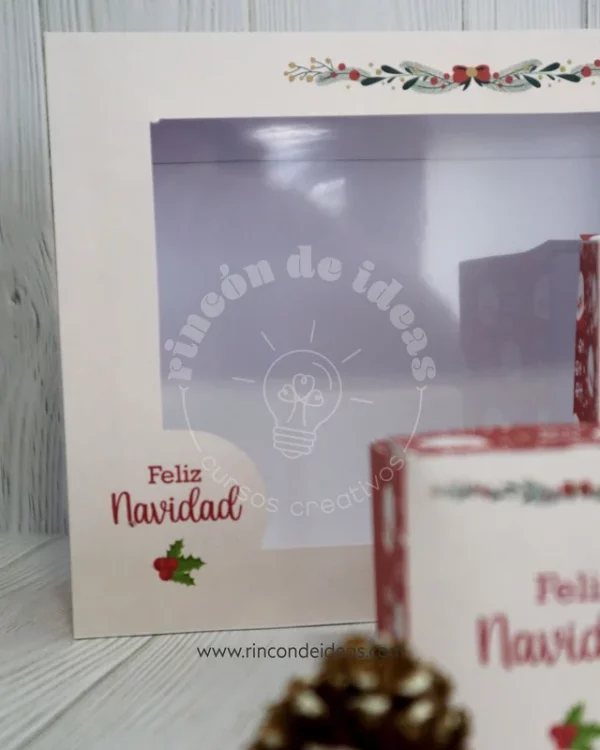 Set de cajas navideñas rojas — foto 9