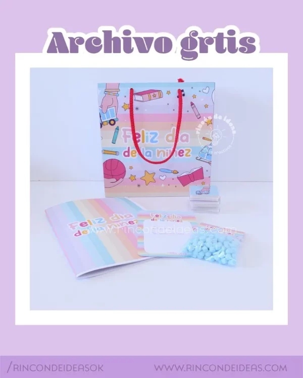 Kit imprimible gratis: día de la niñez