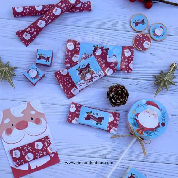 Kit imprimible de golosinas navideñas — foto 1