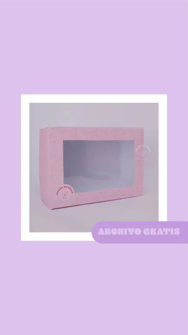 Caja para Packaging Editable