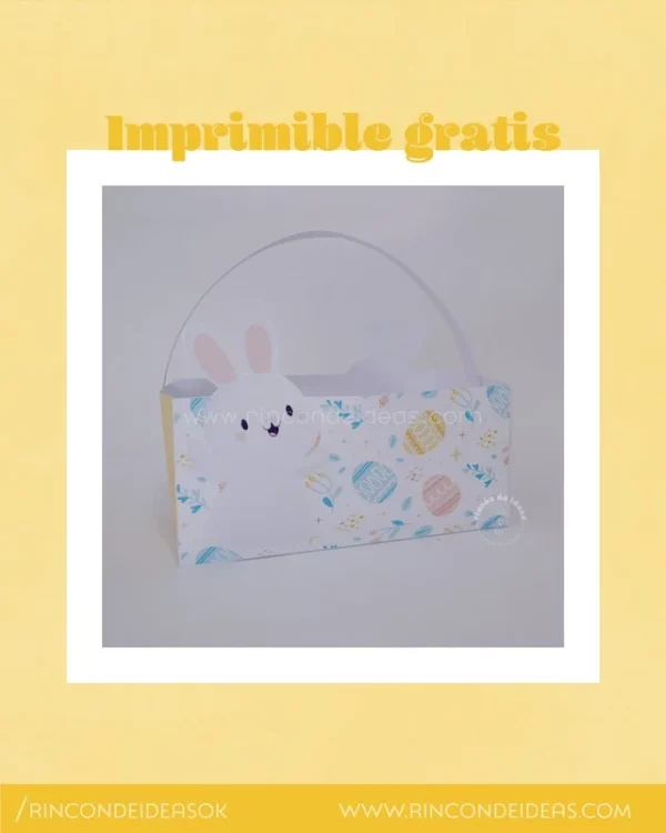 Canasta para huevos de pascua