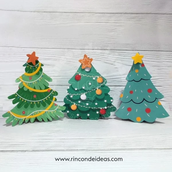 Mini arbolitos: Caja triangulo — foto 1