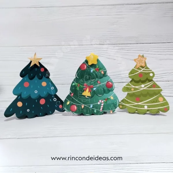 Mini arbolitos: Caja triangulo — foto 2