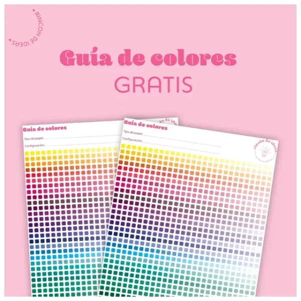 Guía de colores para imprimir gratis | Pruebas de color