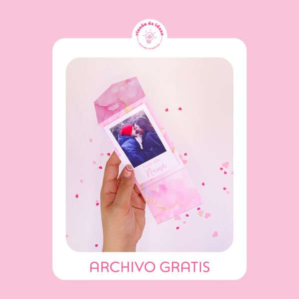 TARJETA + Polaroid Editable : Especial día de la madre