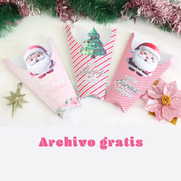 Cajitas Navideñas Gratis