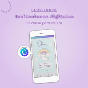 Curso de Invitaciones Digitales en Canva Celular