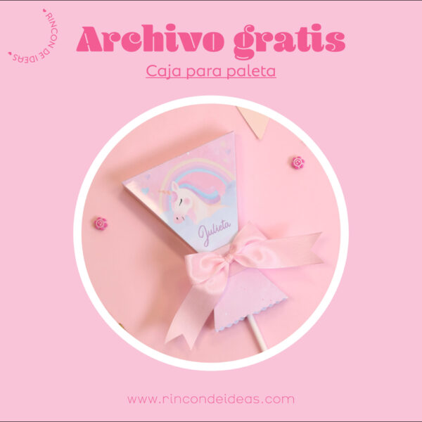 Caja para Paleta Gratis