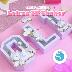 Letras 3D Shaker en Silhouette