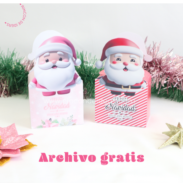 Mini Caja Papá Noel