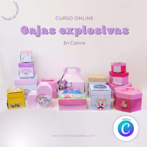 Cajas Explosivas en Canva