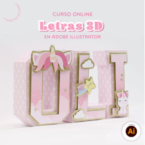 Letras 3D en Illustrator
