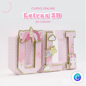 Letras 3D en Canva