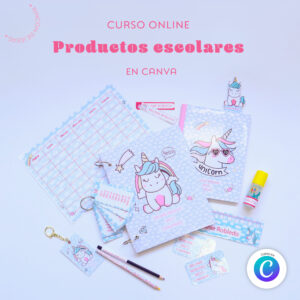 Productos Escolares en Canva