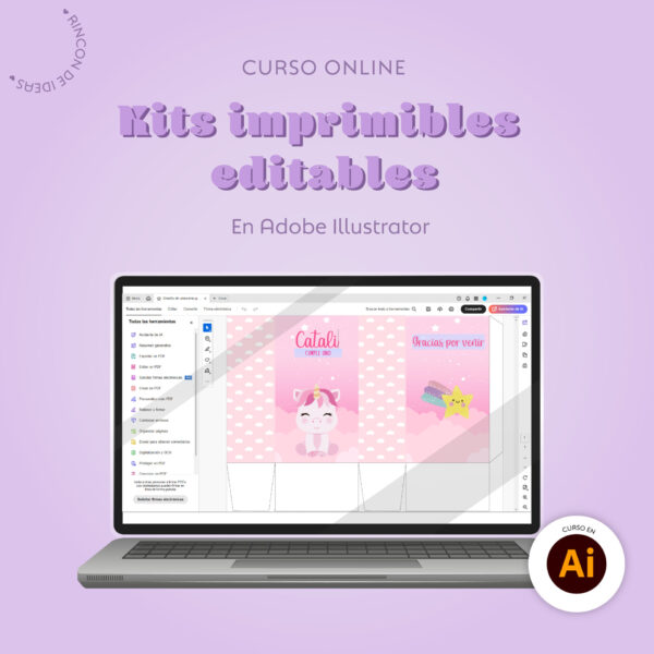 Kit Imprimibles Editables en Illustrator