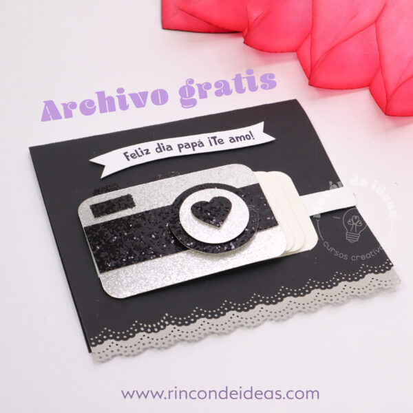 Tarjeta con Fotos para Papá GRATIS