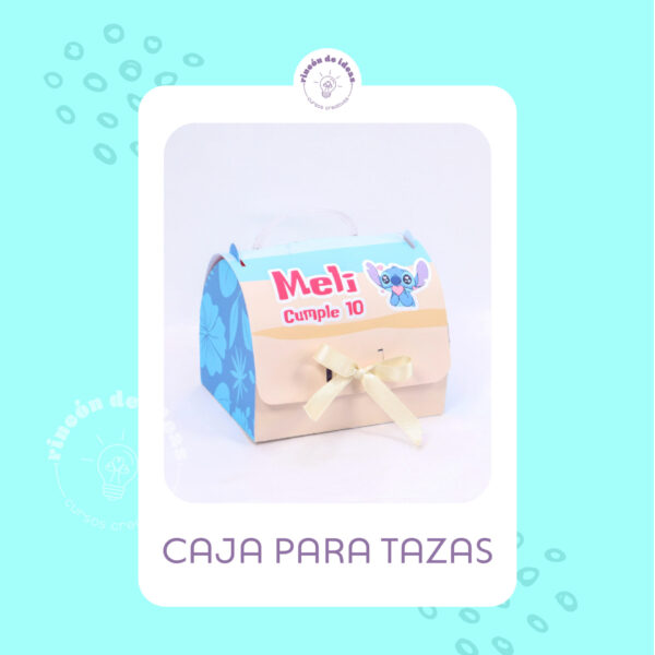 Molde Gratis: Caja para Taza
