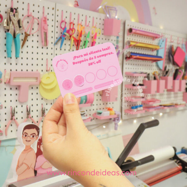 Tarjeta de Fidelidad para Clientes editable GRATIS