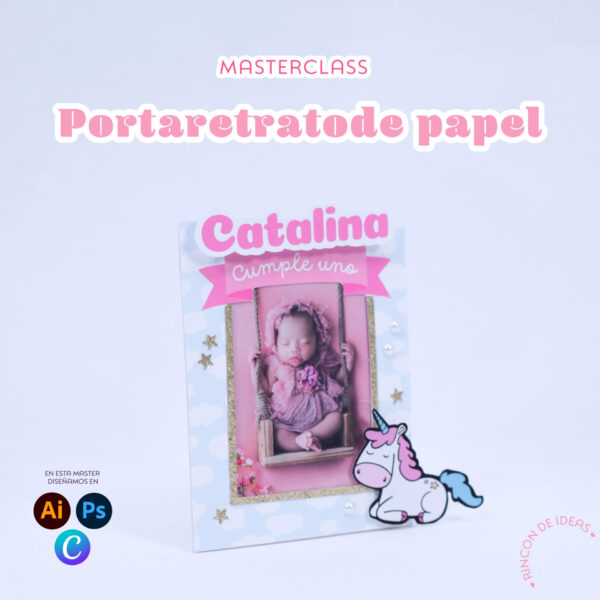Masterclass Porta retrato de papel