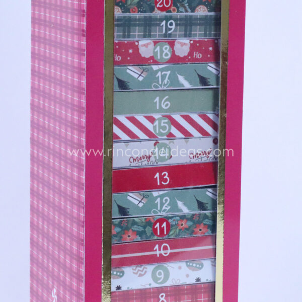 Detalle de cajones 10 a 20 de la torre de adviento · Masterclass de calendarios de adviento, esferas y topper