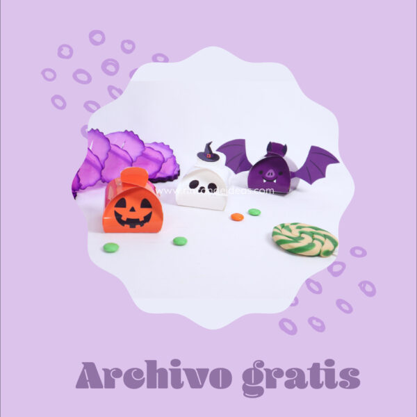 Mini cajas de Halloween gratis para imprimir