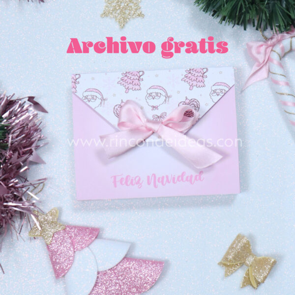 Caja sobre: molde gratis