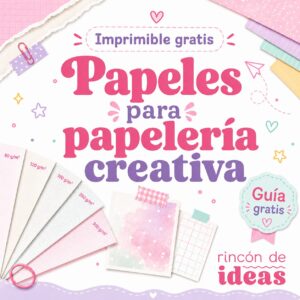Papeles para papelería creativa: Guía gratis