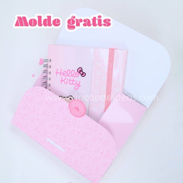 Caja para agendas gratis | Molde descargable