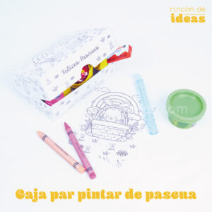 Caja para pintar de Pascua