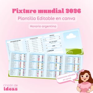 Fixture mundial 2025 argentina