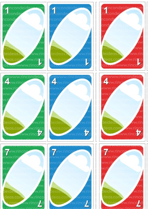 Cartas de uno editables — foto 2