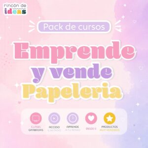 Pack inicial Emprendé en Papelería Creativa