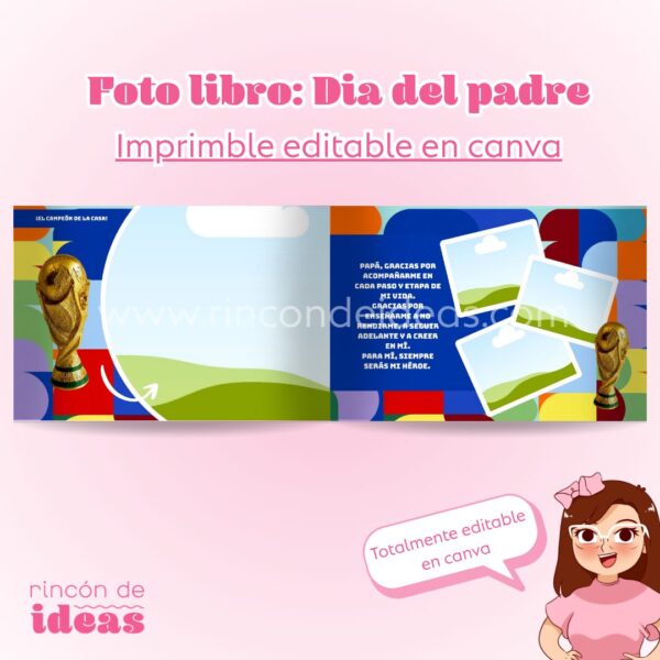 fotolibro editable: dia del padre — foto 2
