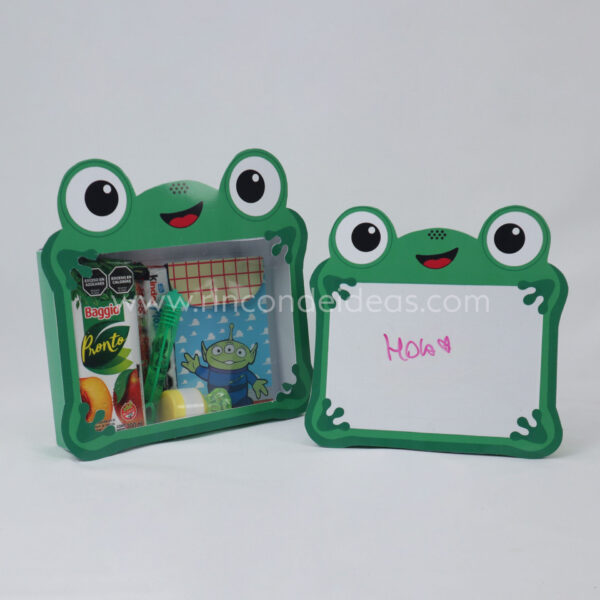 Kit Imprimible Caja pizarra Lily Pad — foto 1