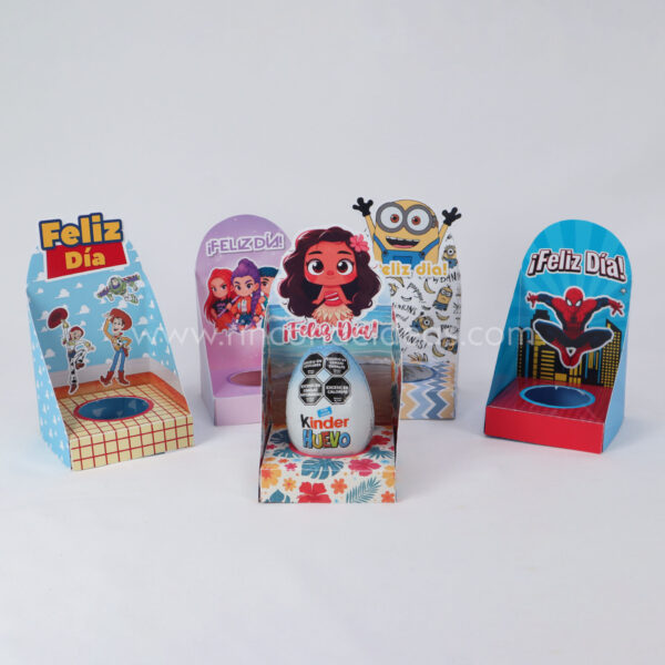 Kit Imprimible – Cajitas para Huevo Kinder — foto 1