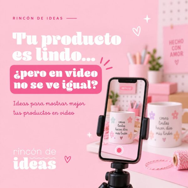Cómo grabar productos en video + 30 ideas de tomas | Rincón de Ideas